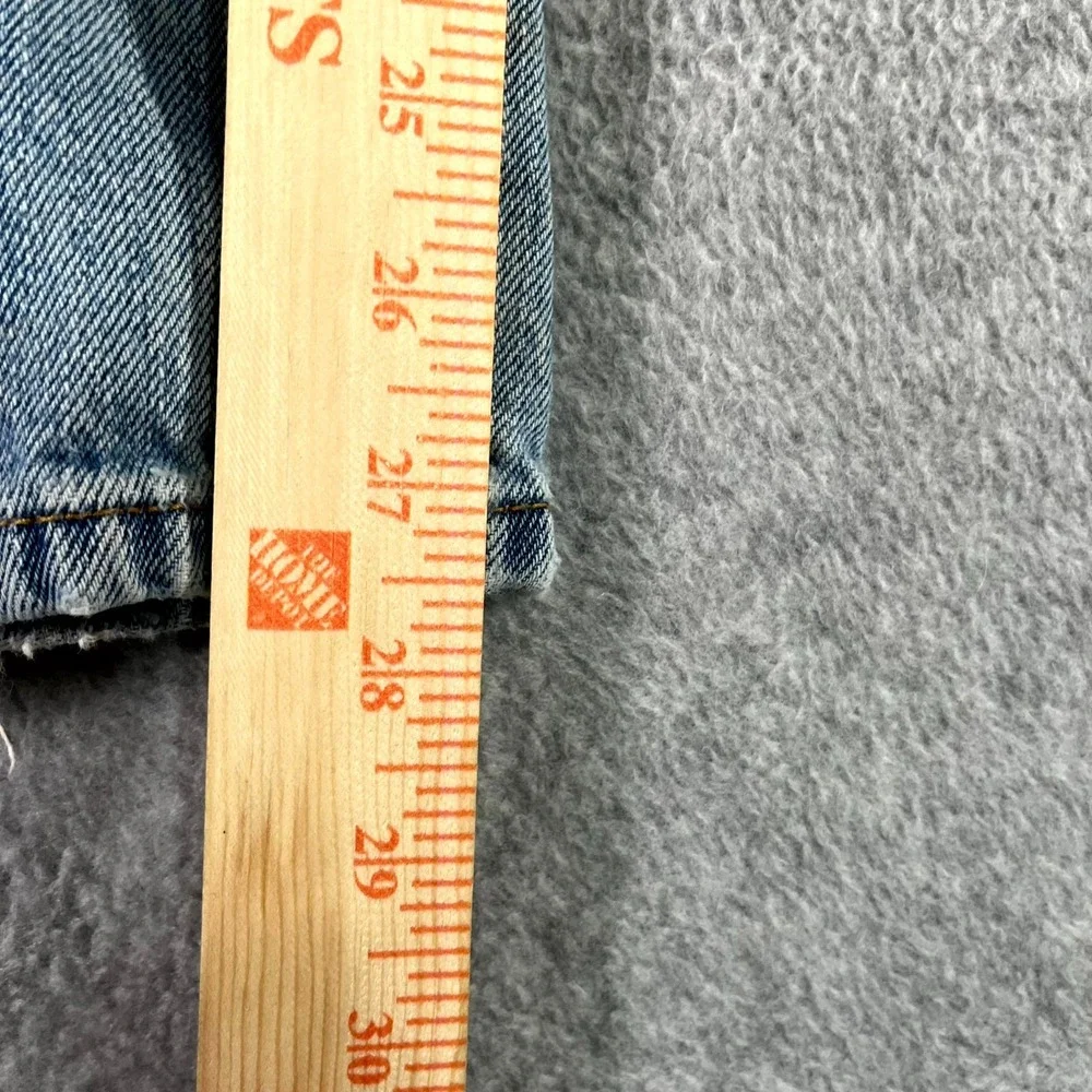 Levi's 505 Jeans Mens 36x30 Blue Denim Pockets Light Wash Regular Straight‎ Fit
